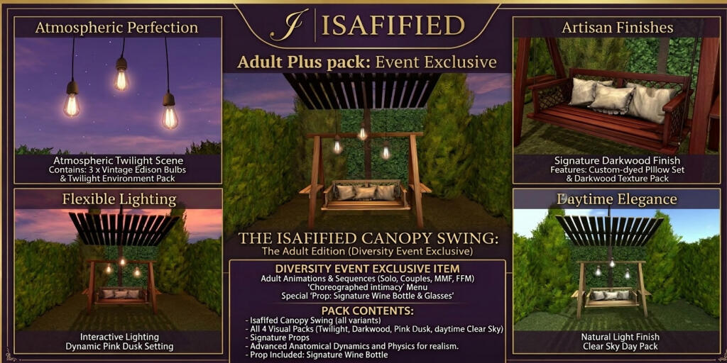 J Isafified Canopy Swing J Isafified Canopy Swing