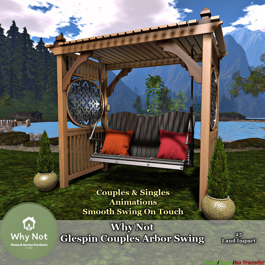 Why Not Glespin Couples Arbor Swing Why Not Glespin Couples Arbor Swing